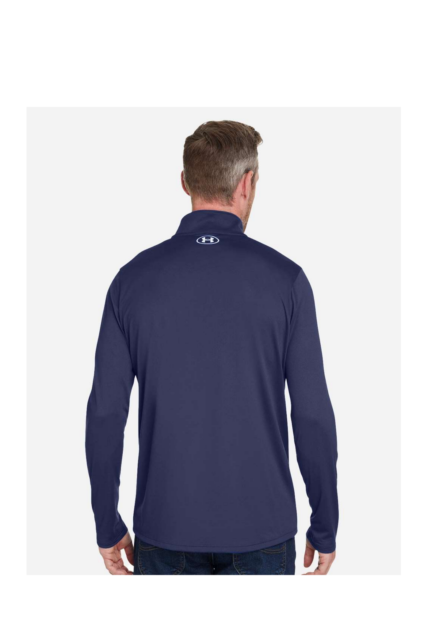 Chandail Under Armour demi-zip Team Tech pour homme – Titan