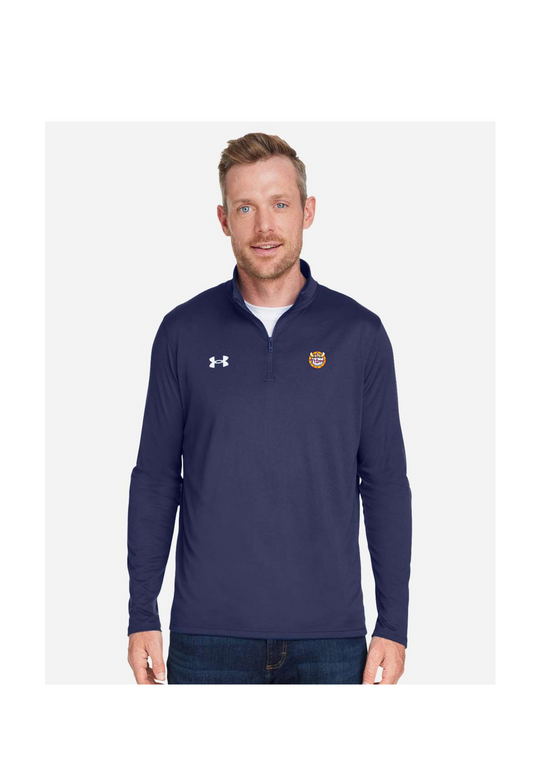 Chandail Under Armour demi-zip Team Tech pour homme – Titan